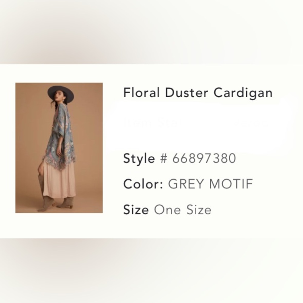 Anthropologie | Fringed Duster Cardigan - Picture 5 of 6
